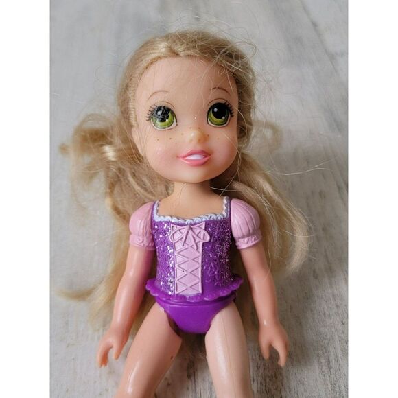 Disney fabric Queen Tangled Rapunzel doll glitter Pixar toy figure - Picture 2 of 6